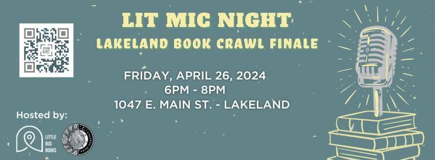 Lit Mic Night with Little Bus Books and Calypso Isles 