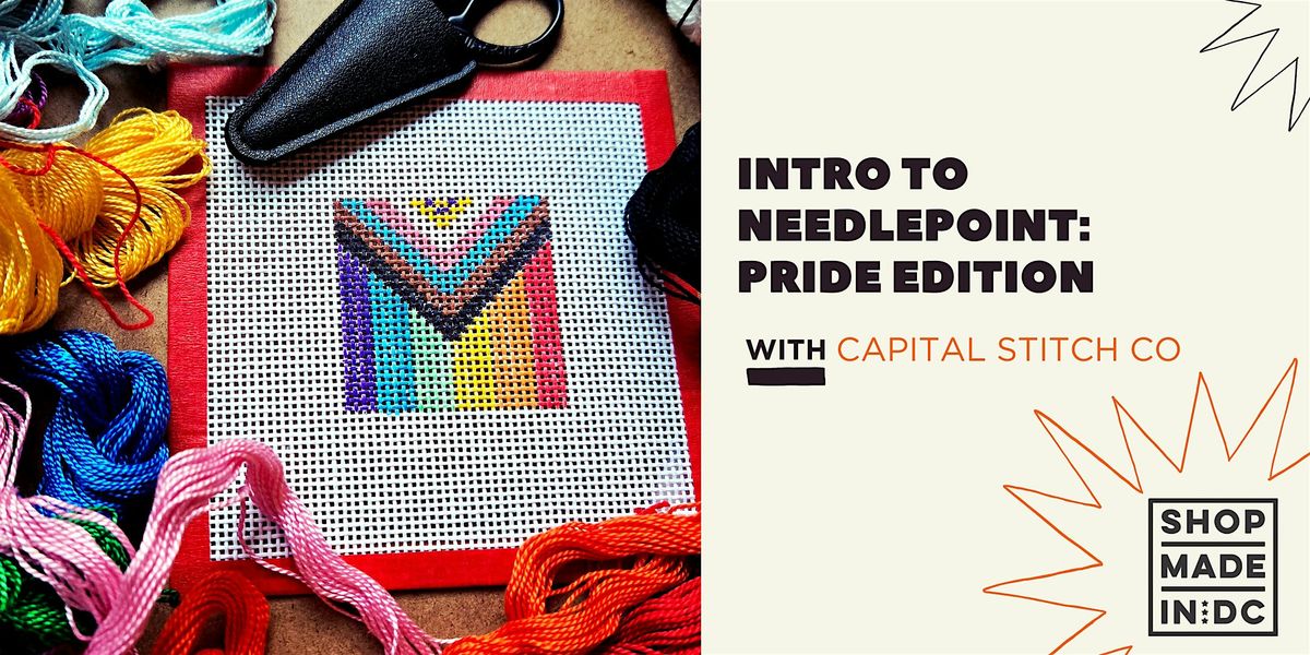 Intro to Needlepoint: Pride Edition w\/Capital Stitch Co