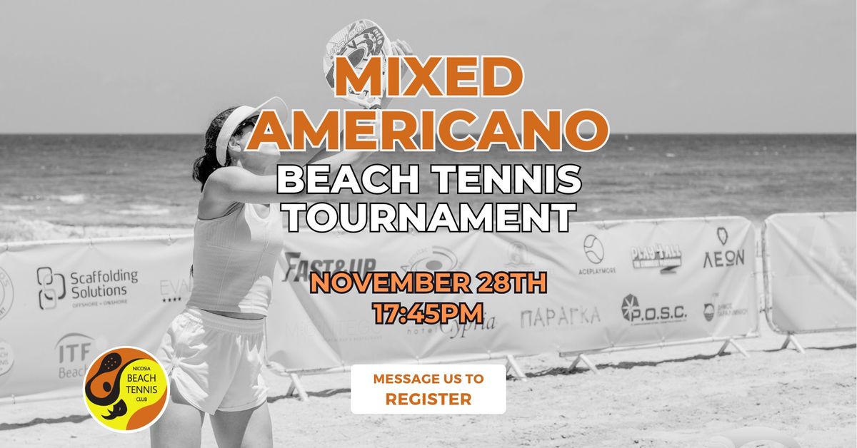 Mixed Americano Beach Tennis Tournament