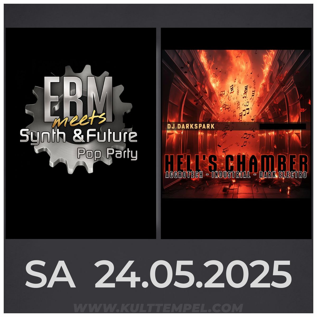 AREA1: EBM meets Synth & Future Pop  | AREA2: Hell's Chamber