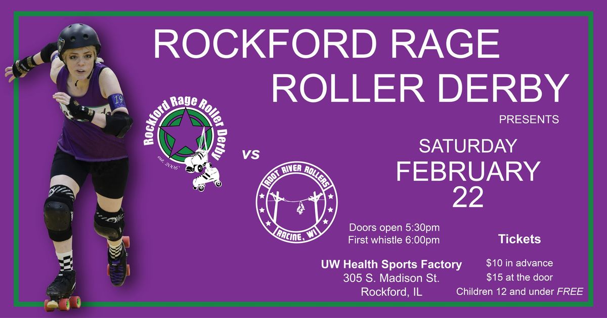 Rockford Rage Season Opener vs Root River Rollers