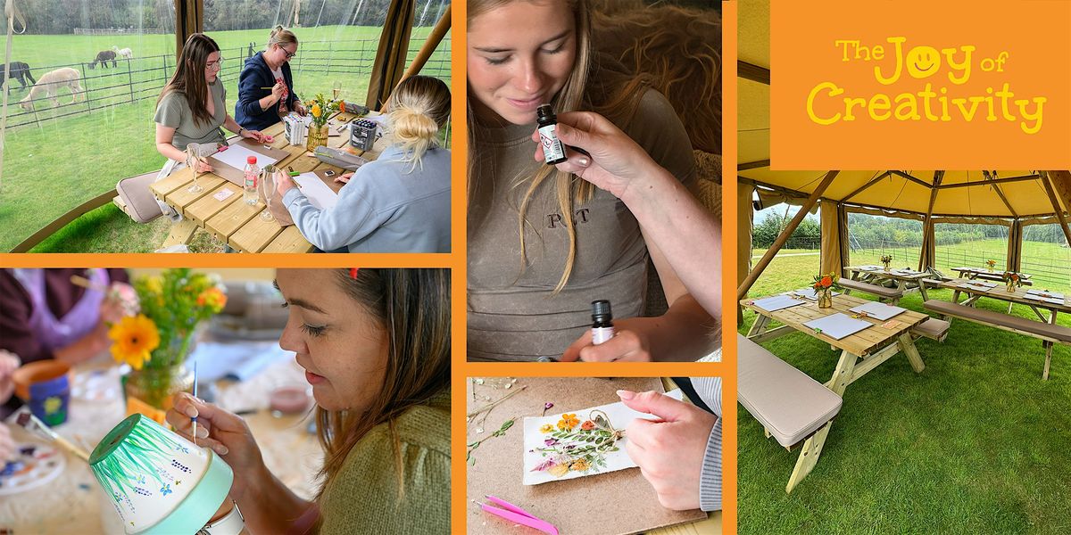 Treat Yourself Creative Retreat Day in a Tipi