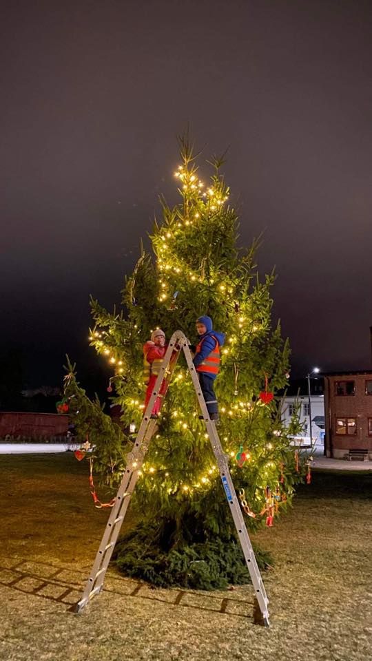 Julegrantenning i Gamle Hokksund