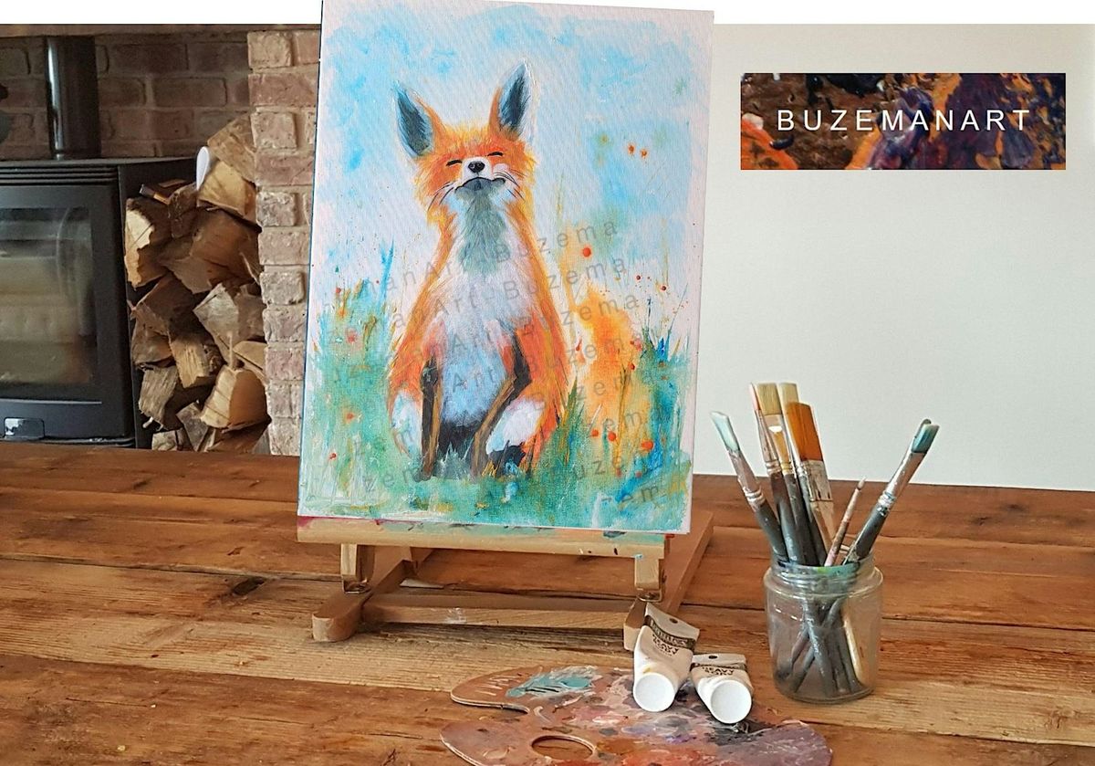 Painting workshop 'Mr Fox\u2019 @  Waters\u2019 Edge Visitor Centre Humberside