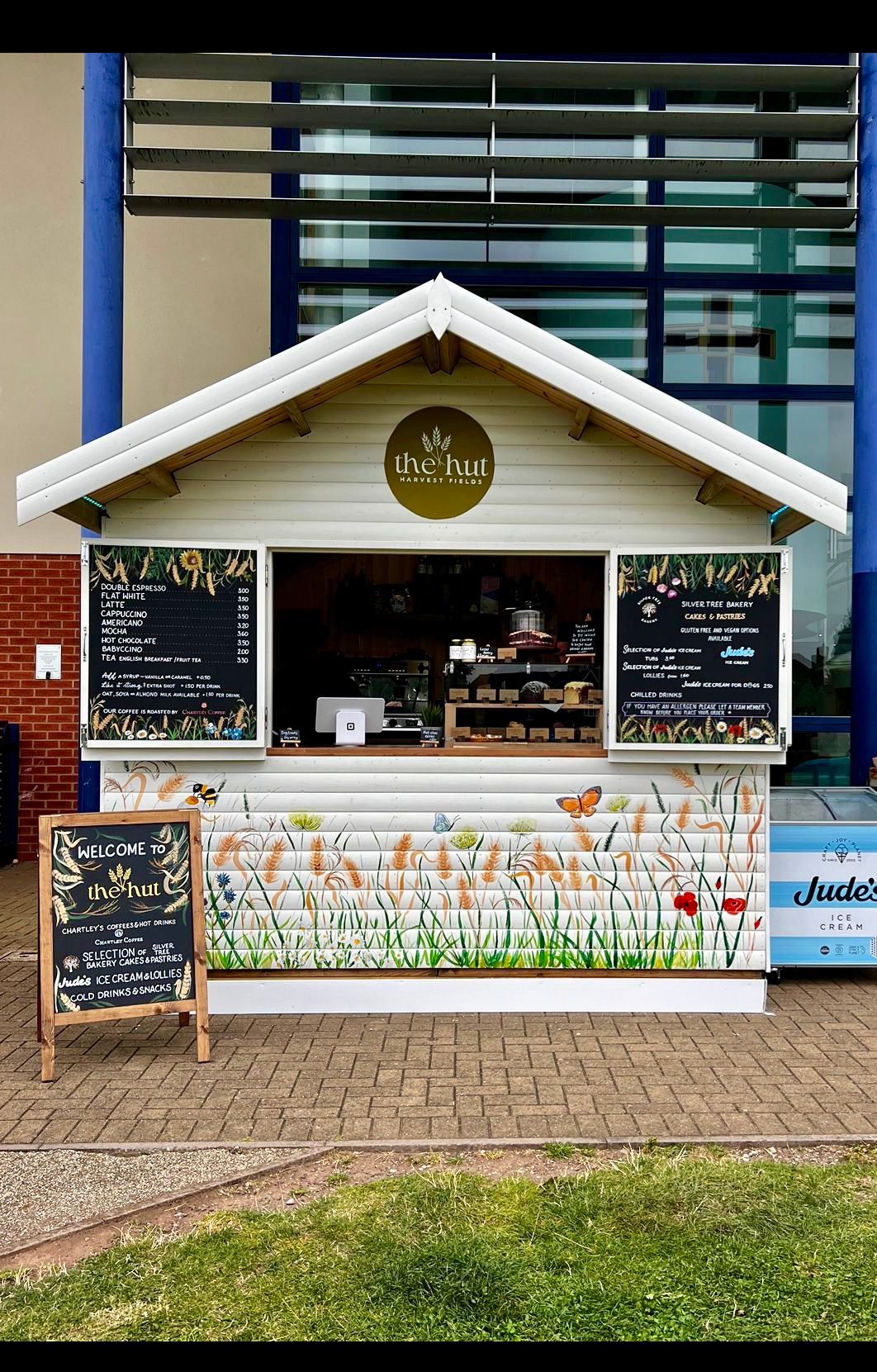 The Hut at Harvest fields re-opens