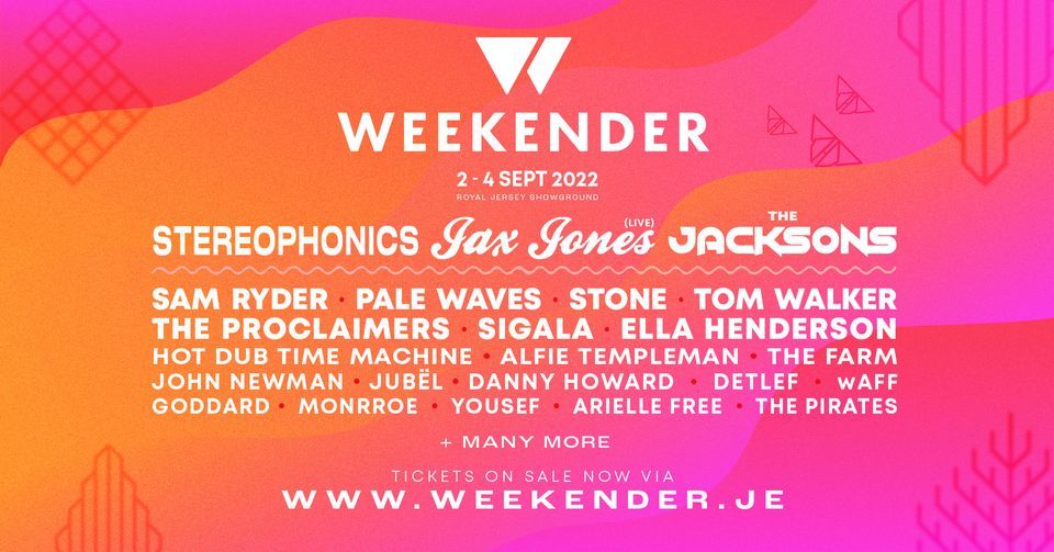 Weekender Jersey - The Channel Islands Great Summer Festival Weekender is  back bigger than ever in 2023 our Black Friday festival ticket offer goes  live at 7am! ⏰ After triumphant return in