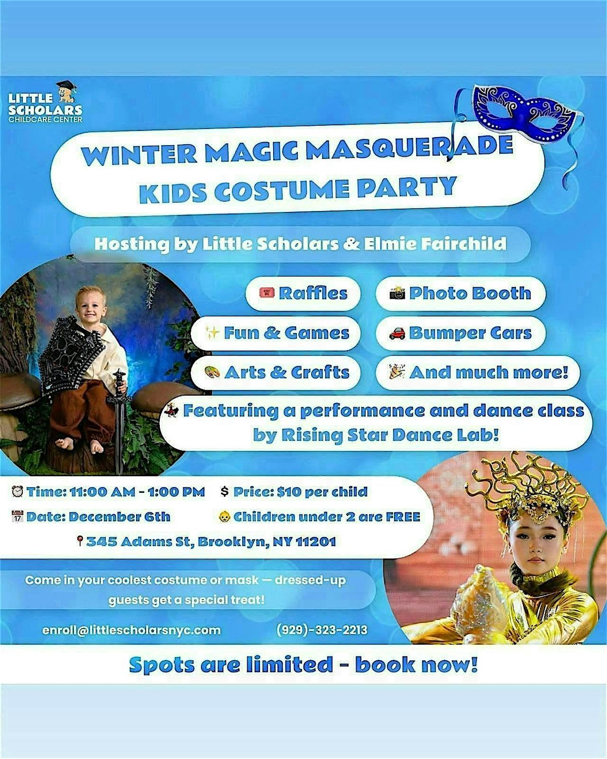 Winter Magic Masquerade \u2013 Kids Costume Party!