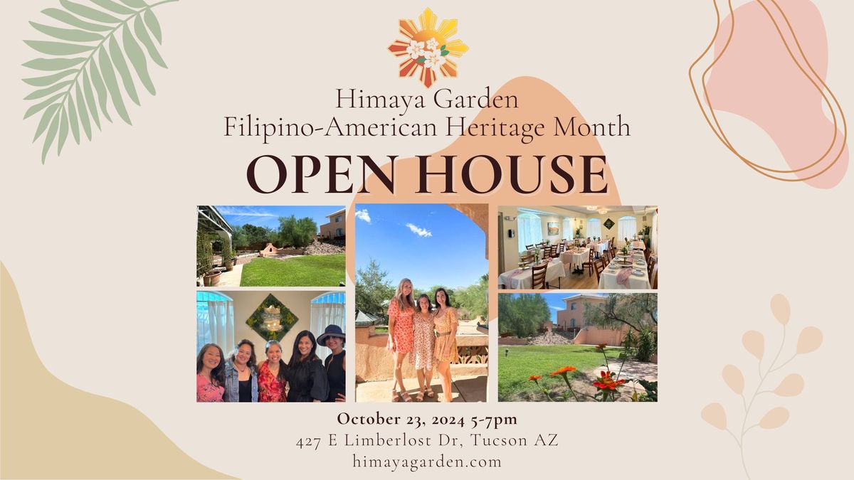 Himaya Garden Filipino American Heritage Month Open House