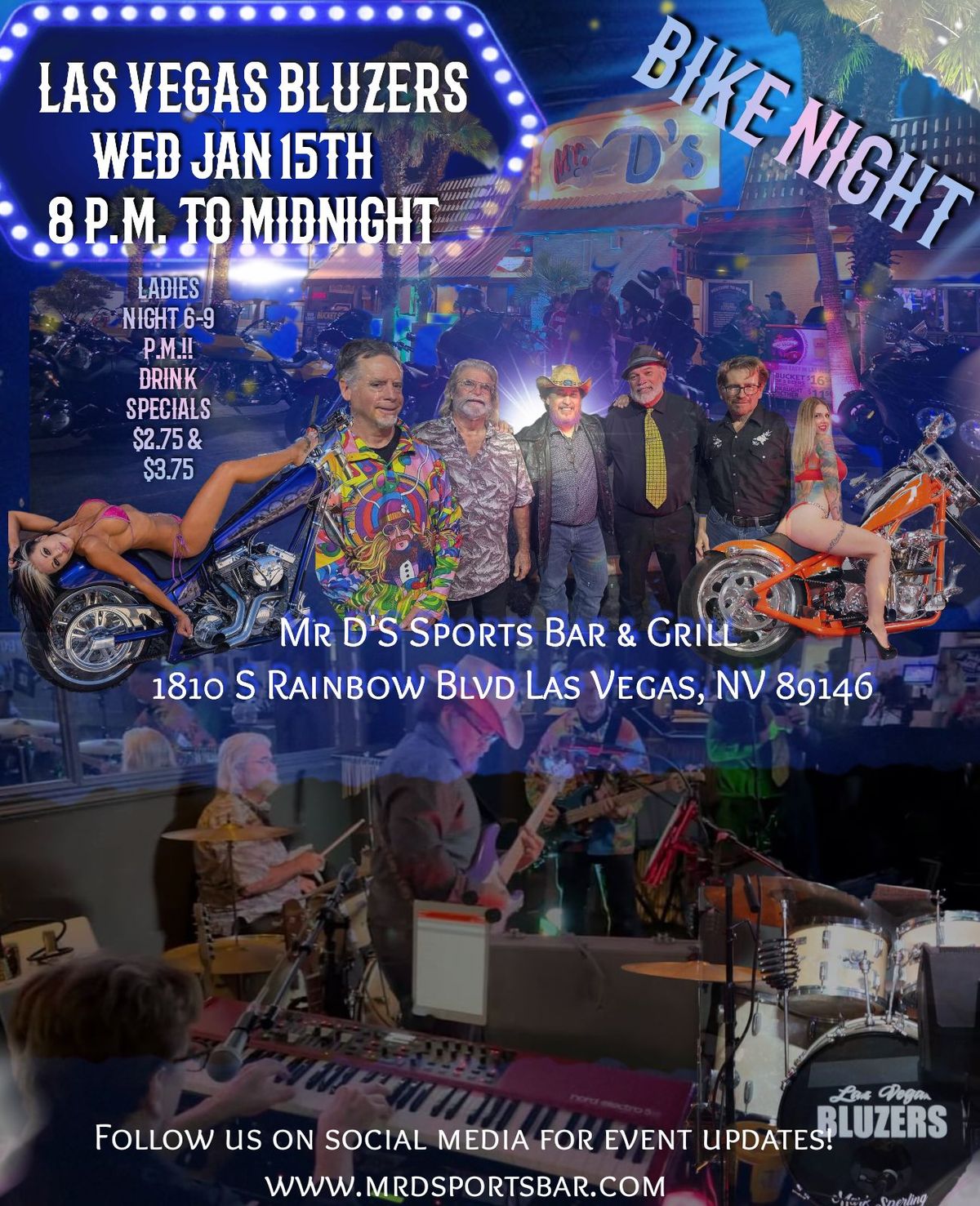 Bike Night With LV Bluzers Performing!