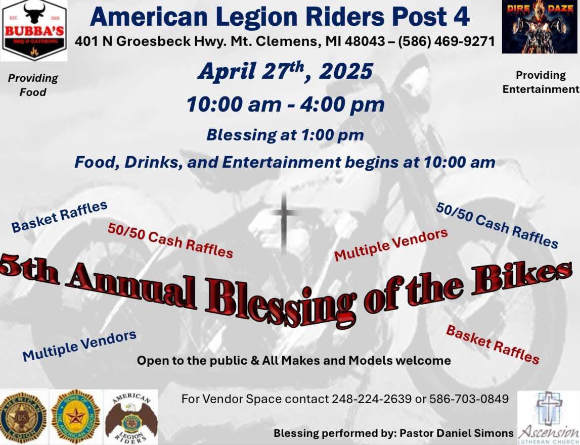 5th Annual Blessing of the Bikes