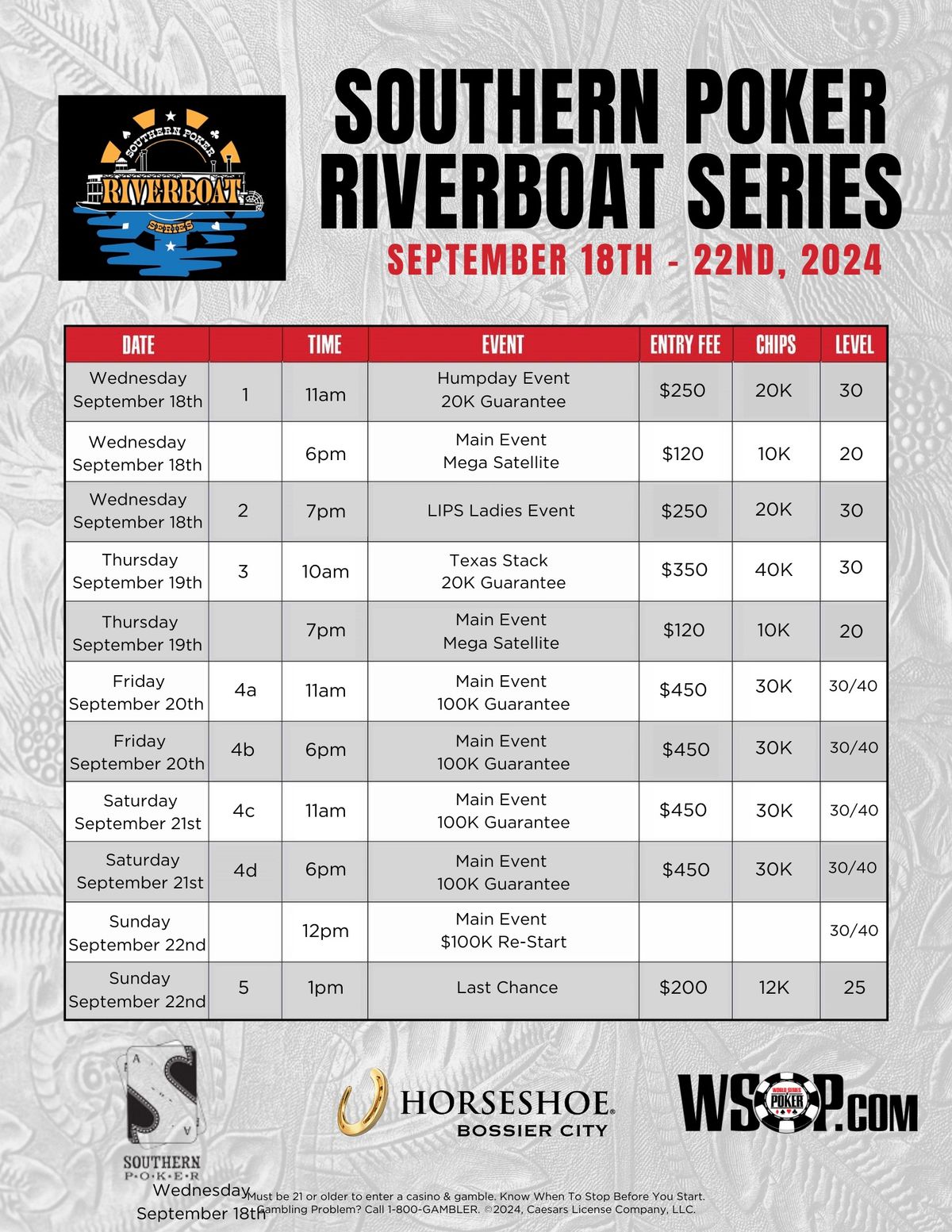 Riverboat Poker Series