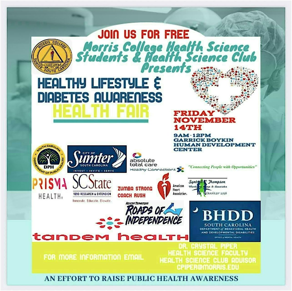 Morris College Healthy Lifestyle and Diabetes Awareness Health Fair