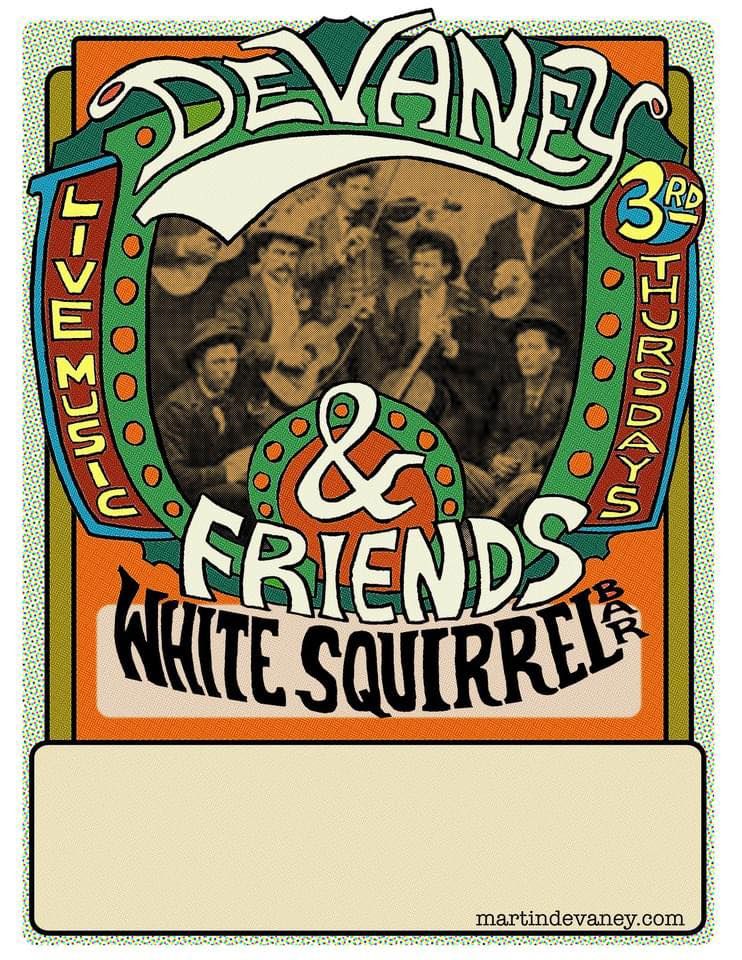 Devaney and Friends with Mary Bue and Boots & Needles at White Squirrel Bar