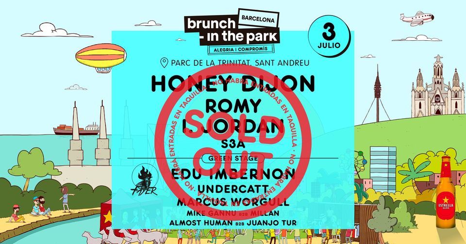 *SOLD OUT*Brunch -In the Park #1: Honey Dijon, Romy, I.Jordan, S3A, Edu Imbernon, Undercatt y m\u00e1s
