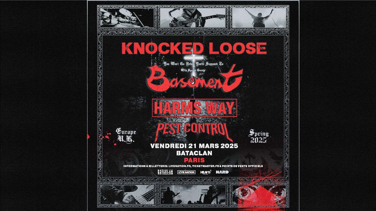 KNOCKED LOOSE | Bataclan, Paris - vendredi 21 mars 2025