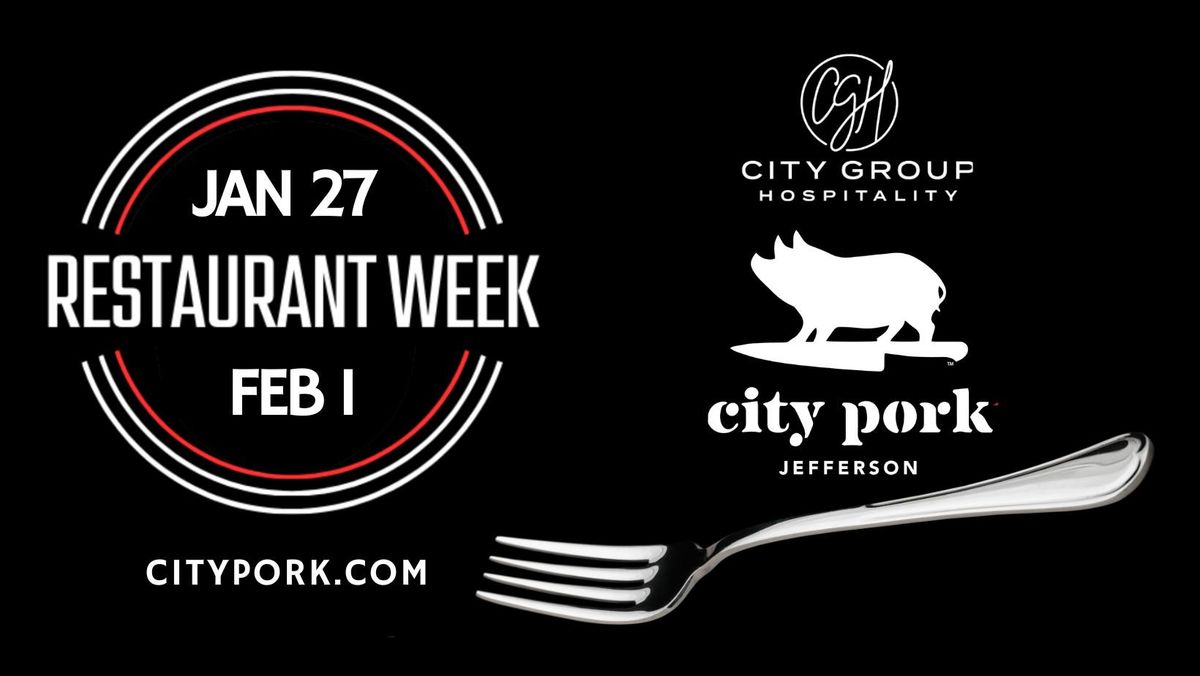 Restaurant Week at City Pork Jefferson 