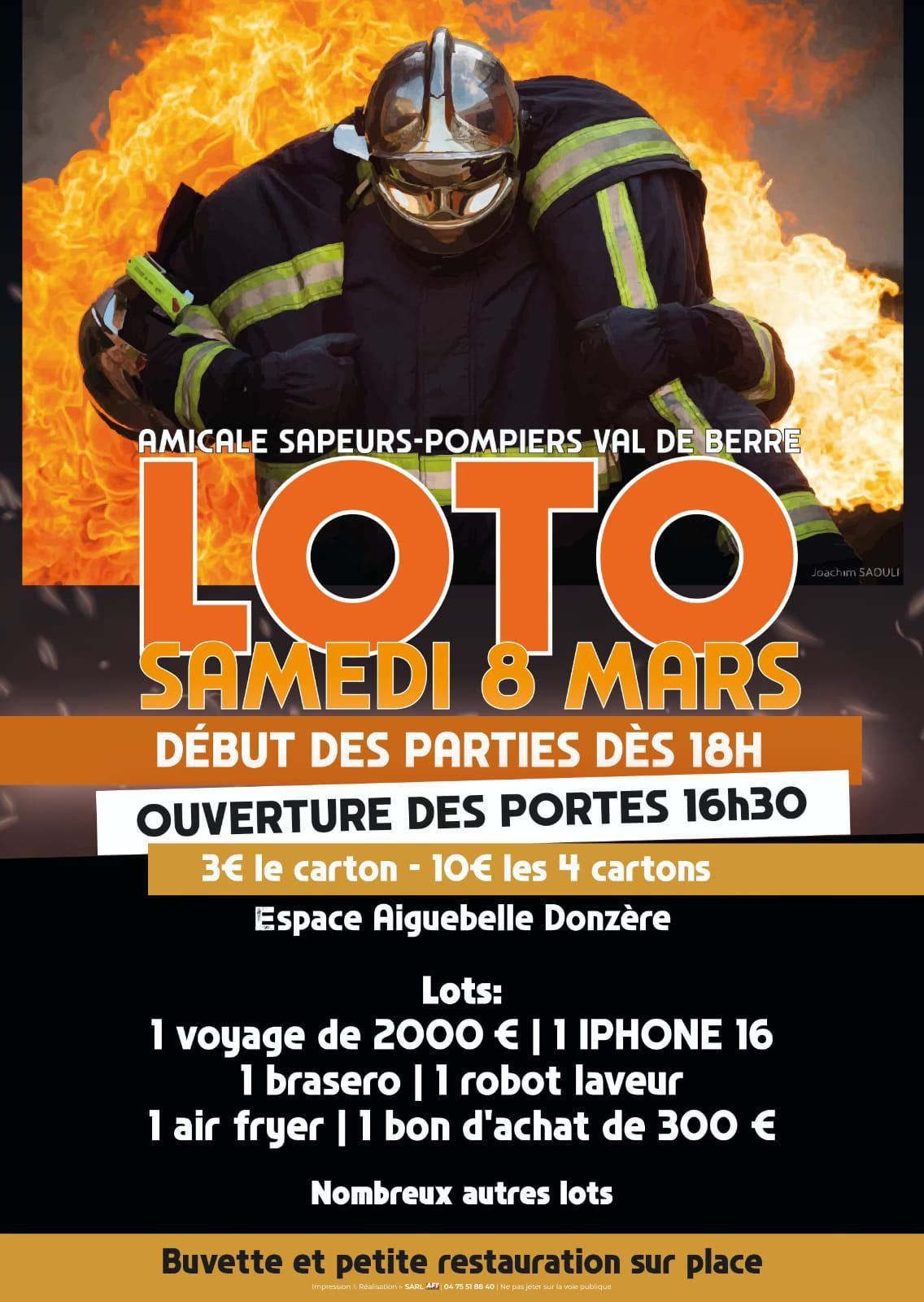 LOTO DES POMPIERS 