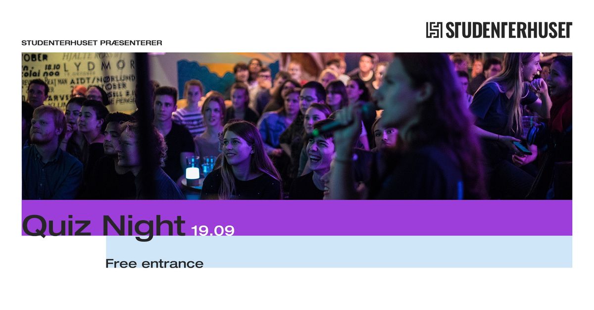 Kahoot Quiz Night - Music Edition! \/ Studenterhuset Aalborg