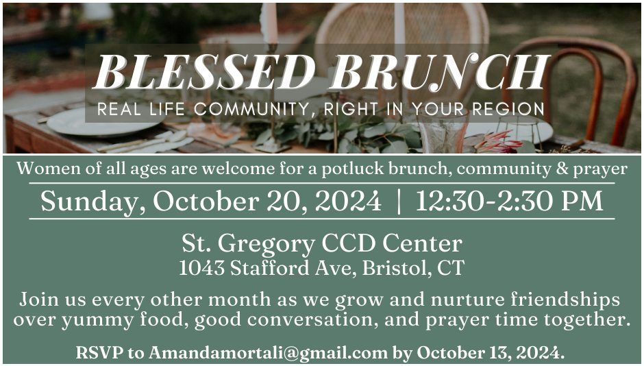 Blessed Is She Brunch - Bristol, CT