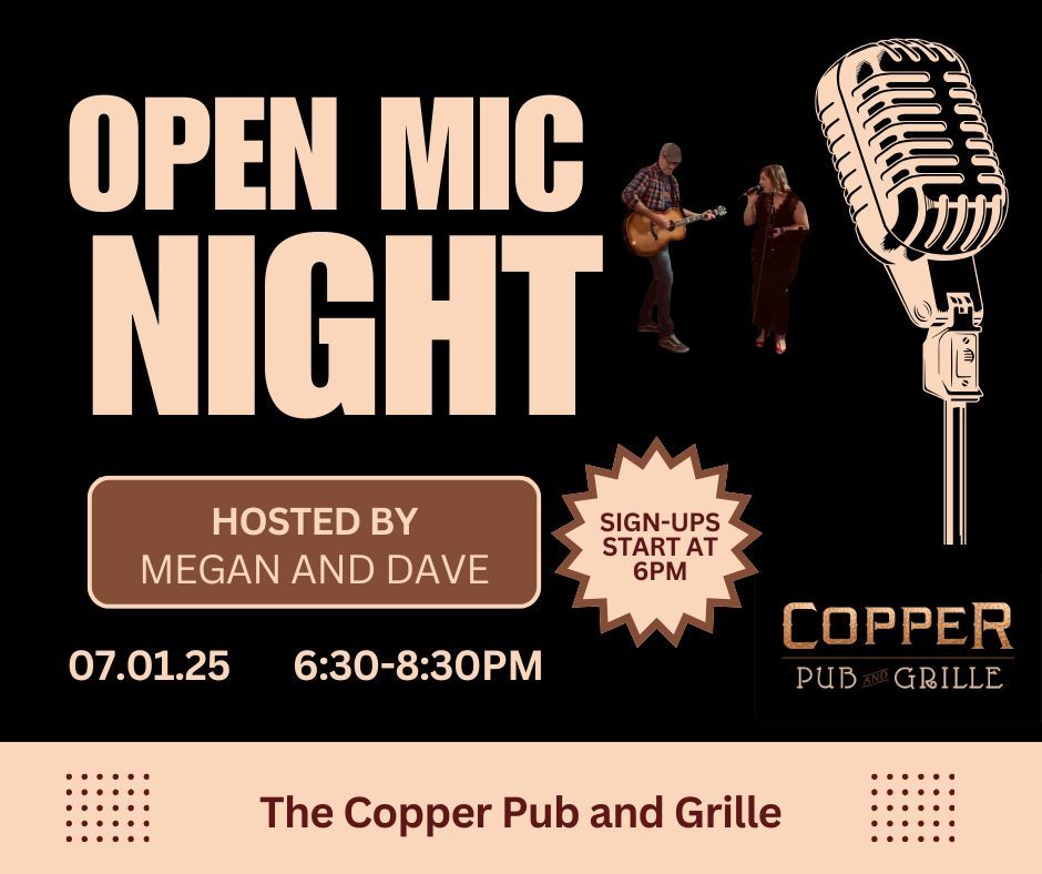 Megan and Dave Host Open Mic at the Copper Pub