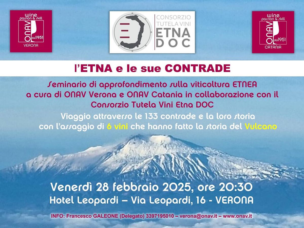 \u201cl\u2019ETNA E LE SUE CONTRADE\u201d