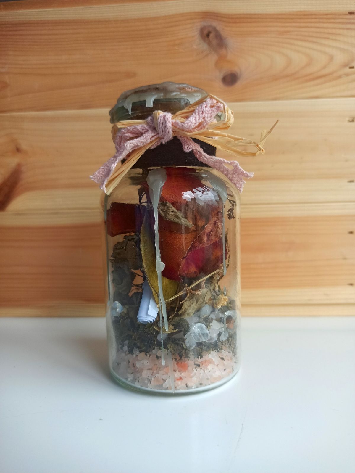 Atelier confection Spell jar 