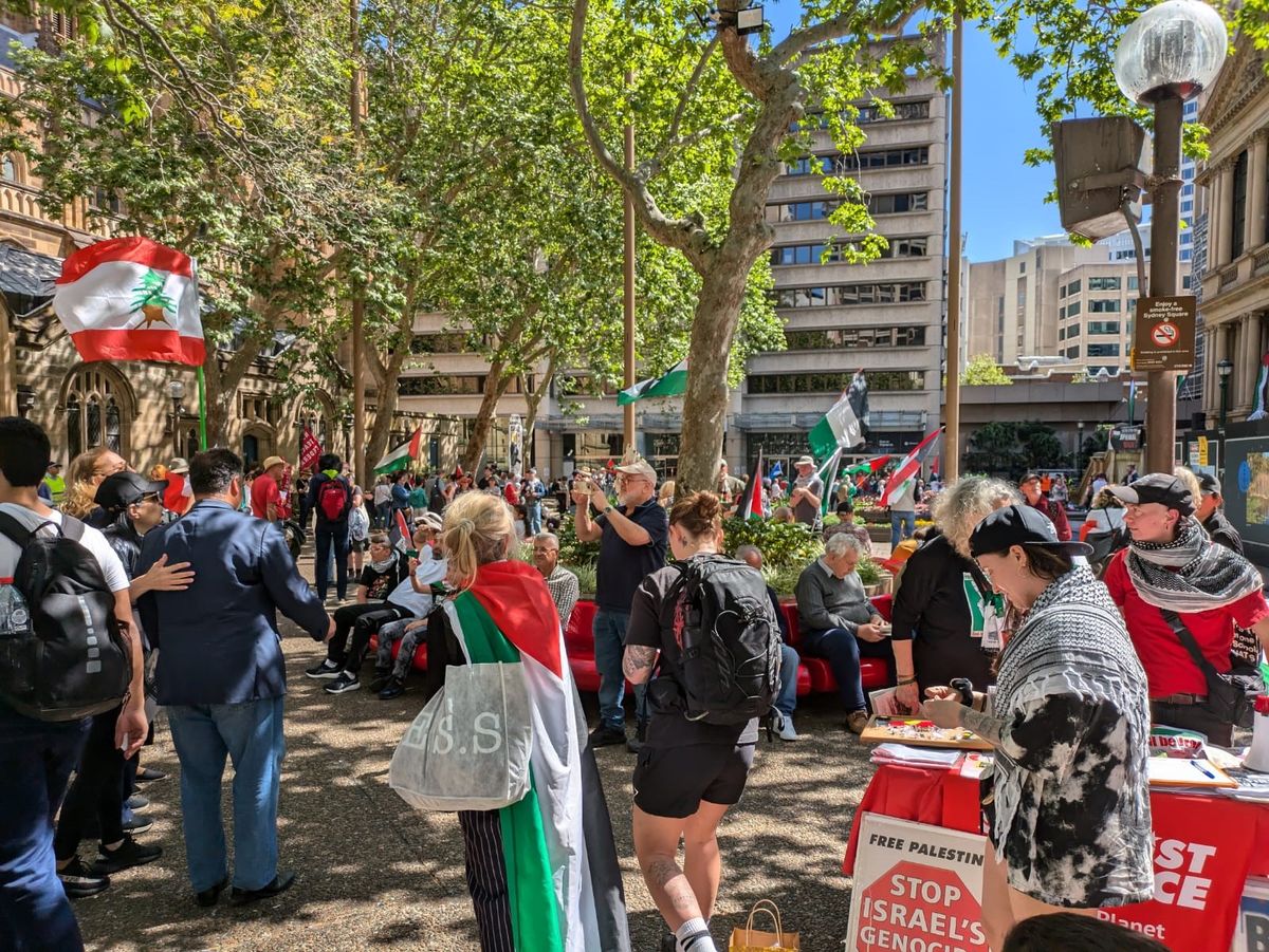 Greens Contingent - Protest: ONE YEAR of the GAZA GENOCIDE