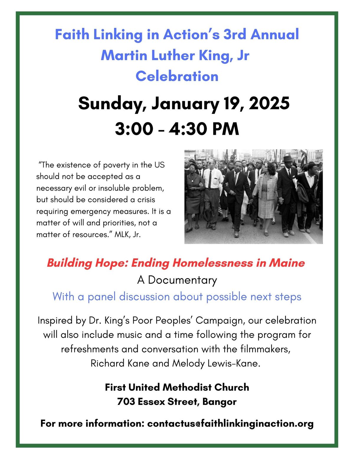 Third Annual MartinLuther King, Jr. Celebration 