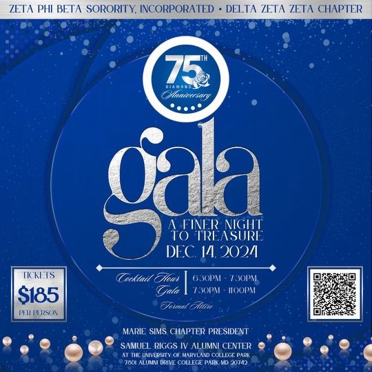 75th Chapter Anniversary Gala: A Finer Night to Treasure