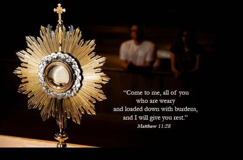 First Friday Mass with Eucharistic Adoration & Benediction, Our Lady of ...