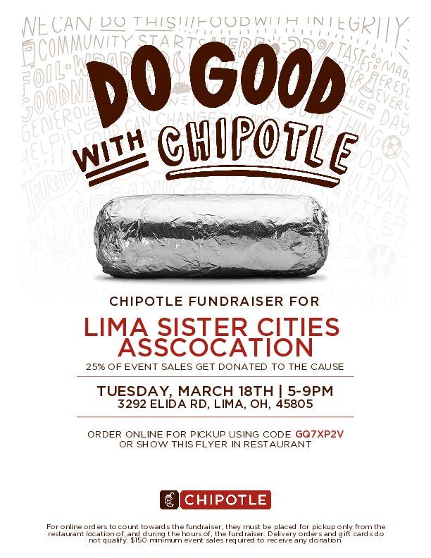 Lima Sister Cities Chipotle Mexican Grill