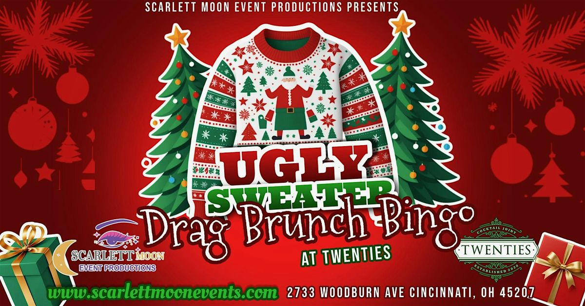 Drag Brunch Bingo Ugly Christmas Sweater Edition at Twenties Cocktail Joint