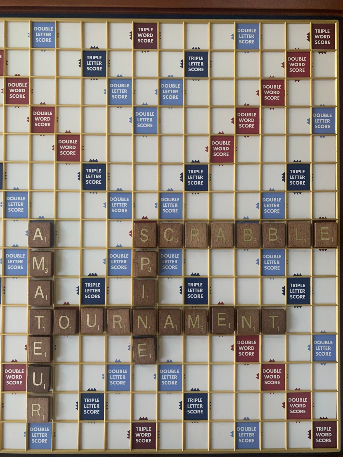 Winter Amateur Scrabble Tournament