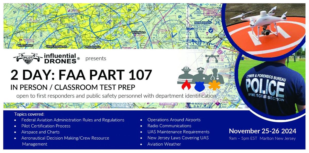 2 Day: Part 107 Test Prep for First Responders