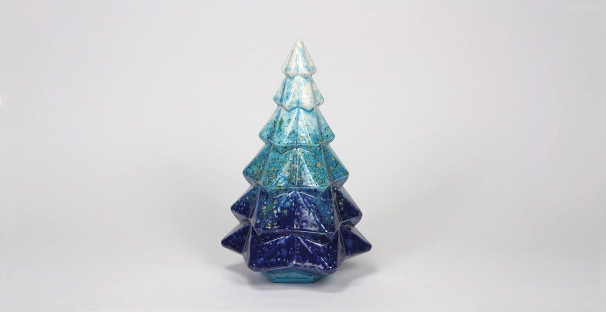 TechNique Tuesday- Beachy Blue Faceted Tree