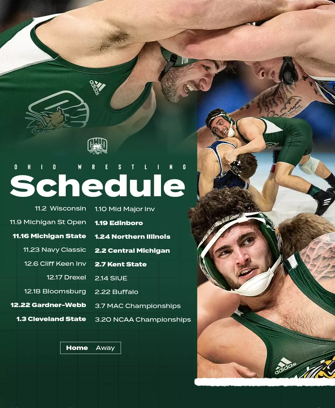 Ohio Bobcats at Buffalo Bulls Wrestling