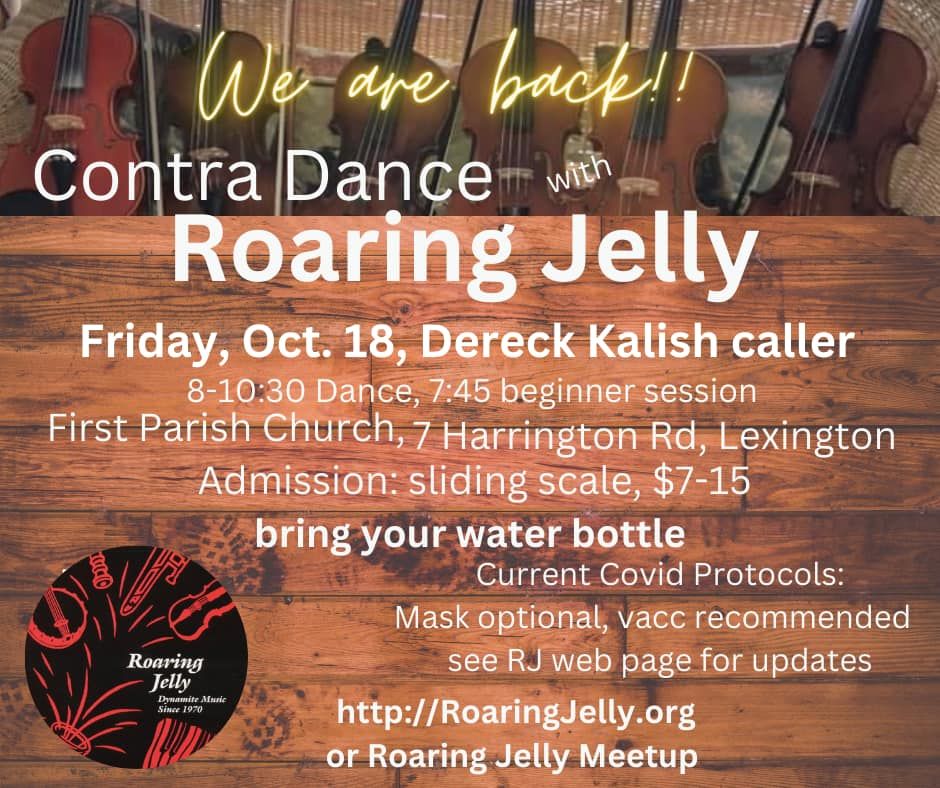 Contra Dance with Roaring Jelly and Derick Kalish