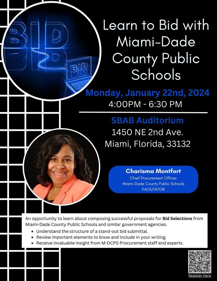 Learn to Bid with Miami-Dade County Public Schools!