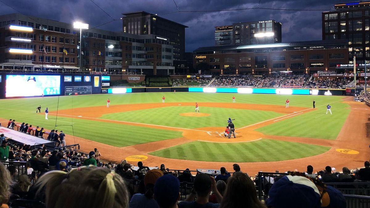 Parking Norfolk Tides at Charlotte Knights