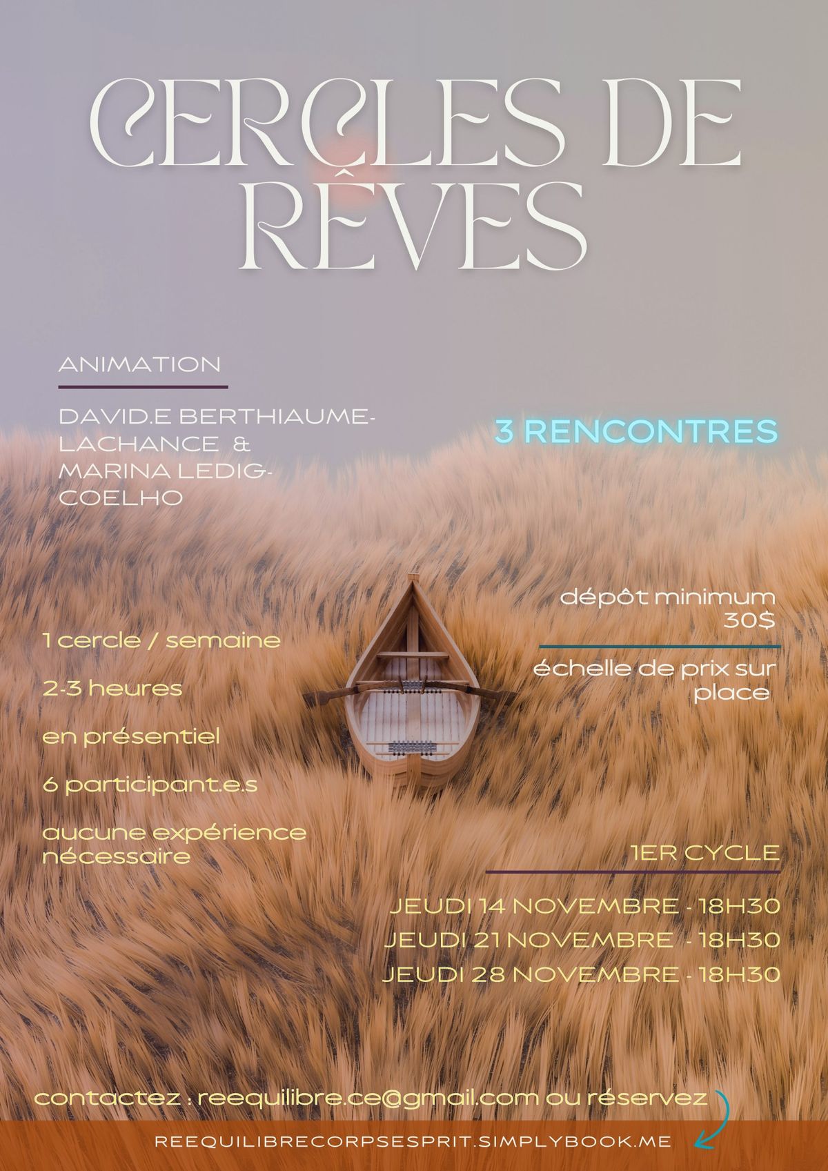 Cercles de r\u00eaves - ateliers d'exploration onirique