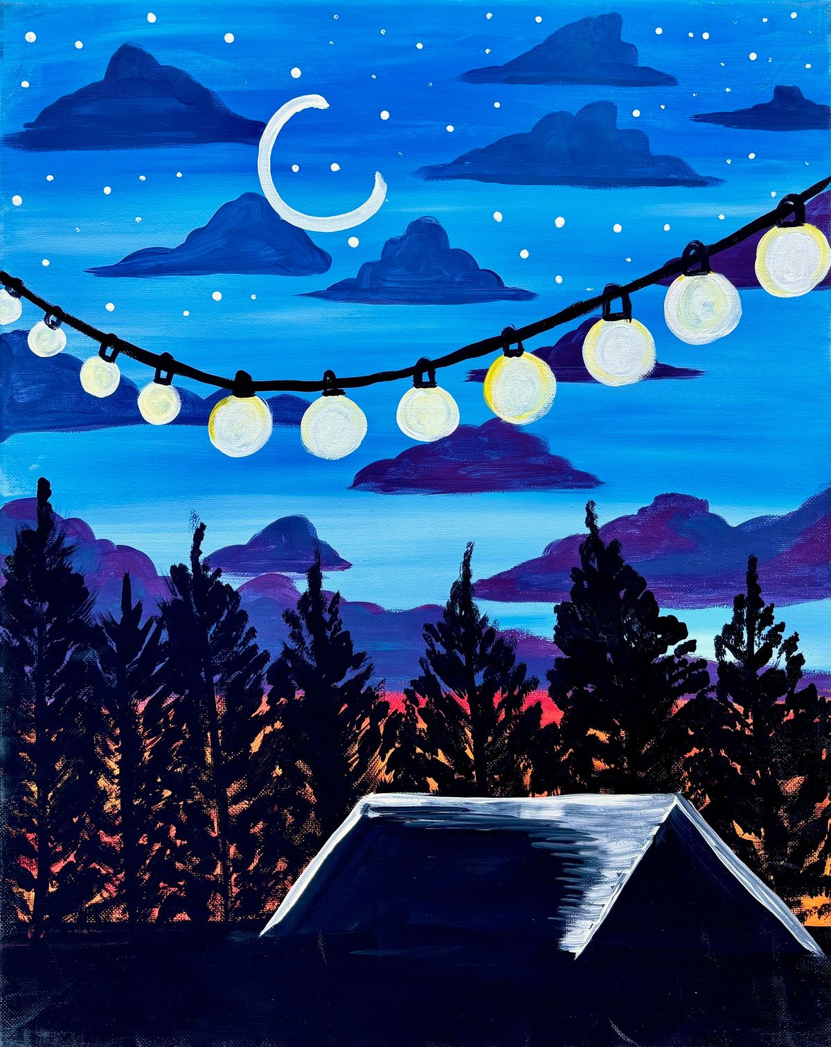 Camping Under Lights $29.00 Family Event