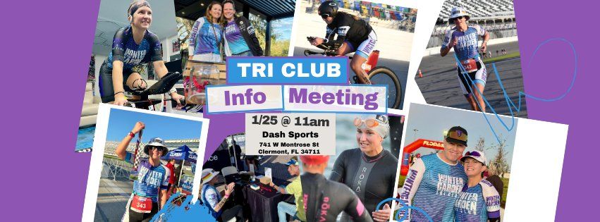 TRI CLUB INFO MEETING