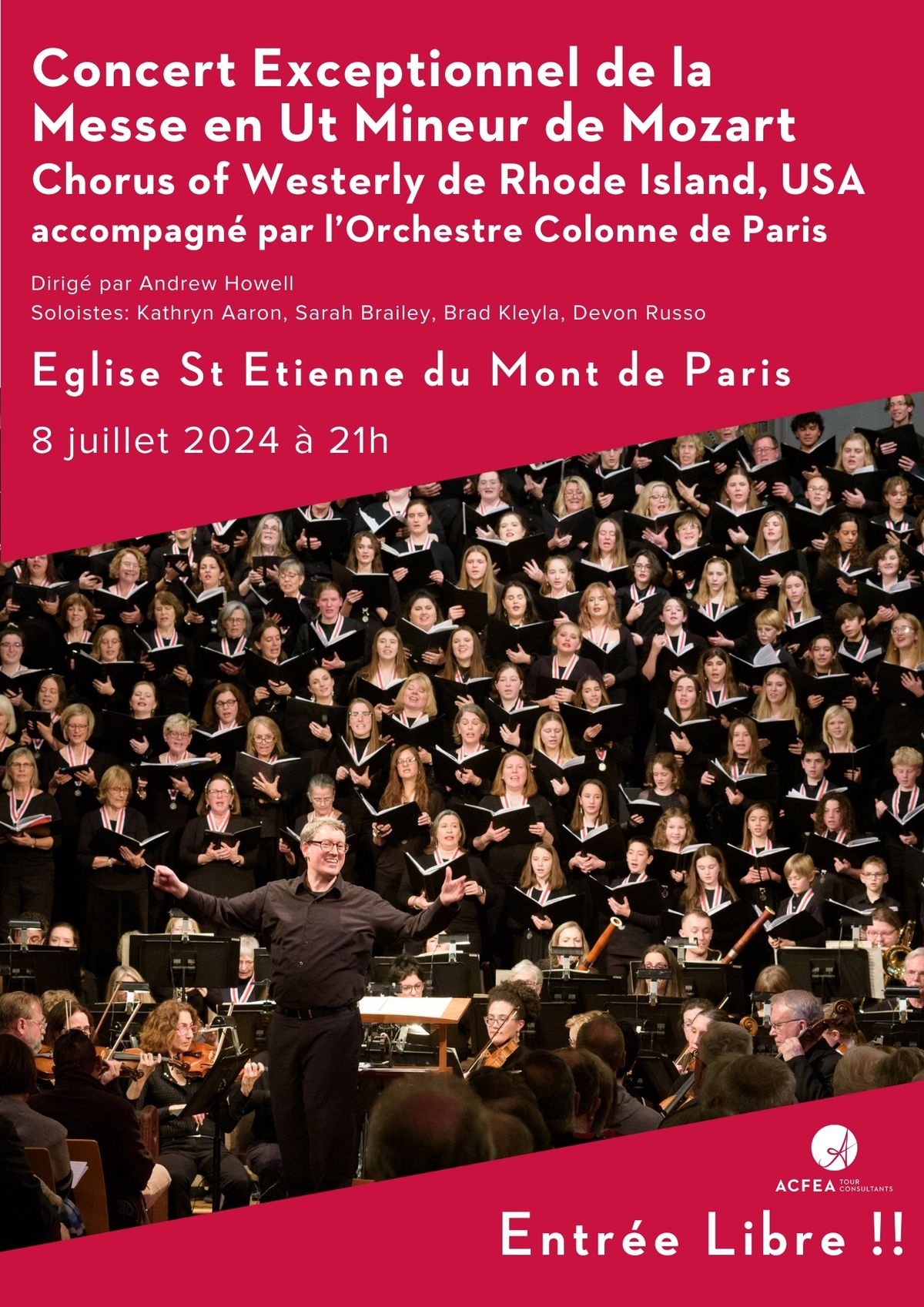 CONCERT \u00b7 MOZART, MESSE EN UT MINEUR