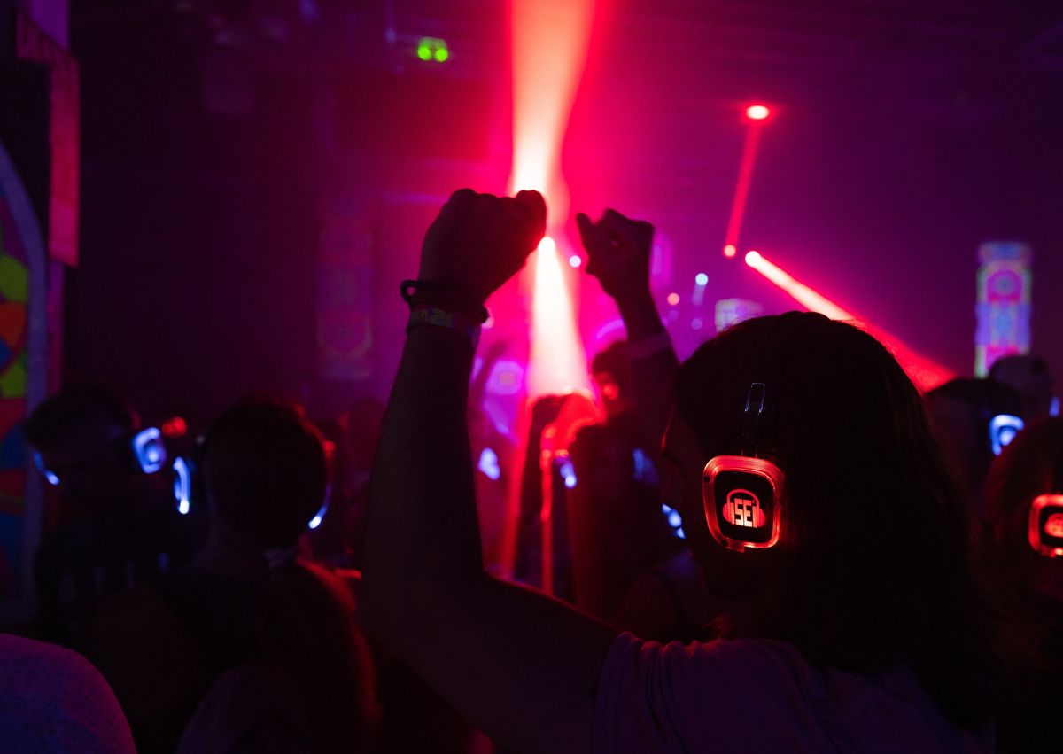 Silent Disco at the Botanical Gardens