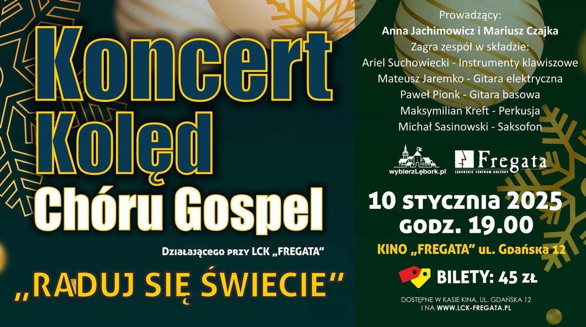 Kol\u0119dowy koncert Ch\u00f3ru Gospel w  Kinie \u201eFregata\u201d