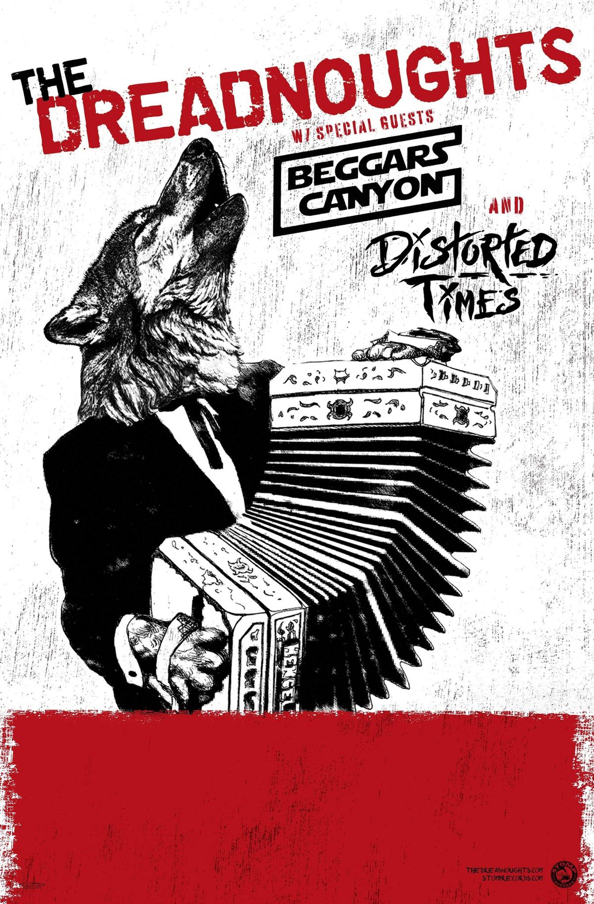 The Dreadnoughts w\/Beggars Canyon & Distorted Times