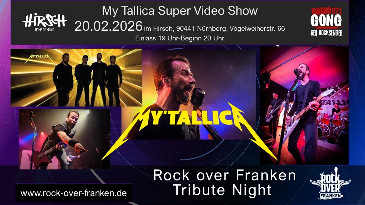 My Tallica Super Video Show 20.02.2026 im Hirsch N\u00fcrnberg