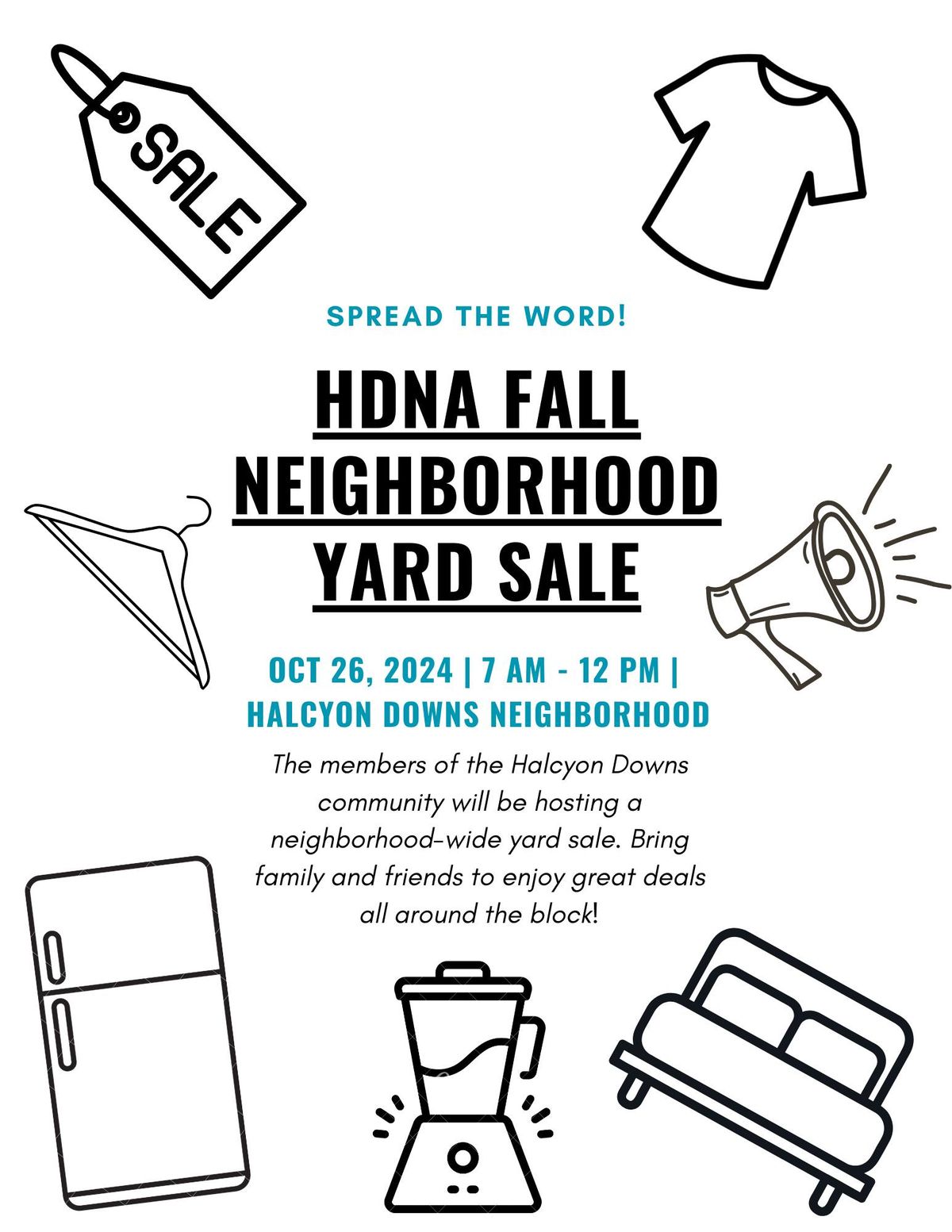 Halcyon Downs Neighborhood Yard Sale