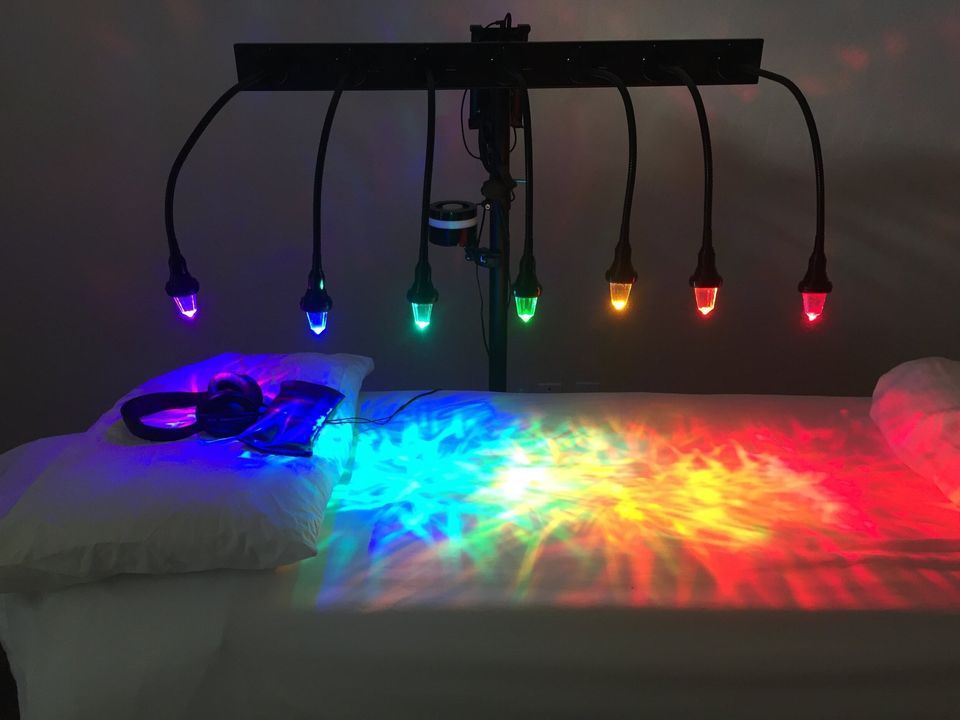 Crystal Light Healing Bed