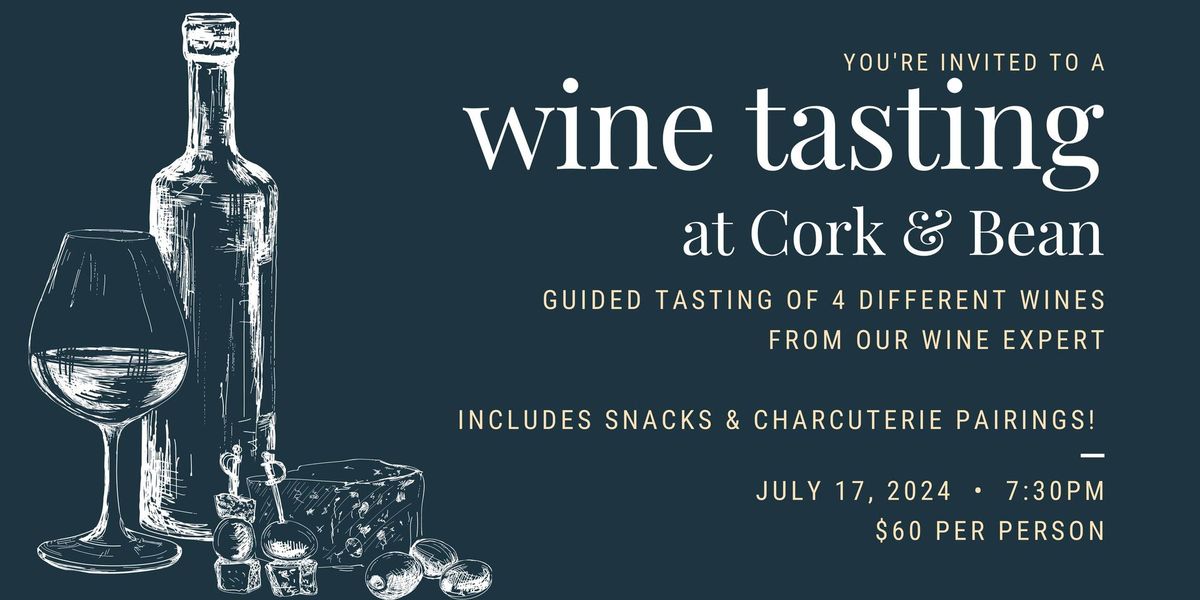 Summer Wine Tasting and Charcuterie Pairing @ Cork and Bean Oshawa